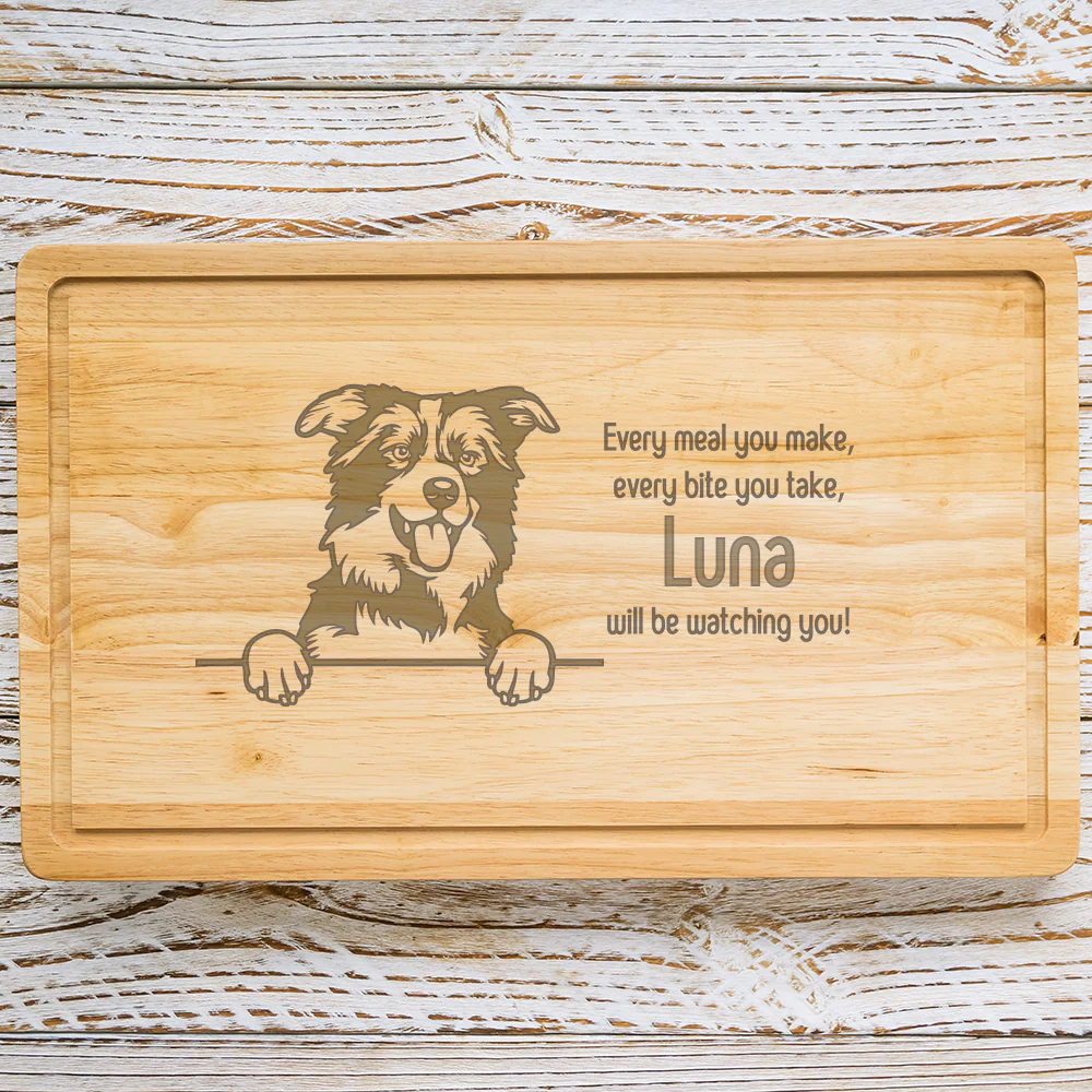 Personalised Chopping Board - Dog Breed & Name - Image 13