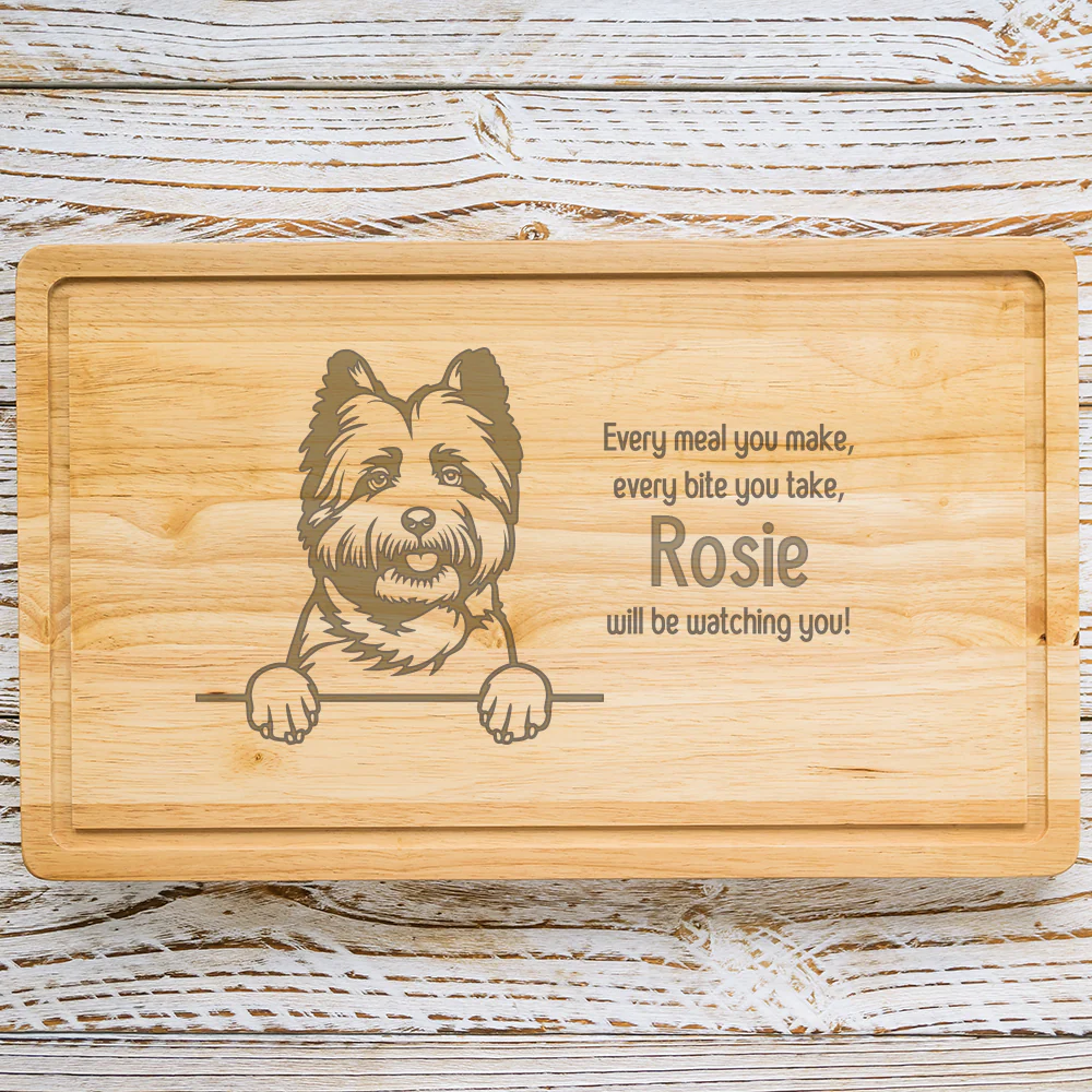 Personalised Chopping Board - Dog Breed & Name - Image 20