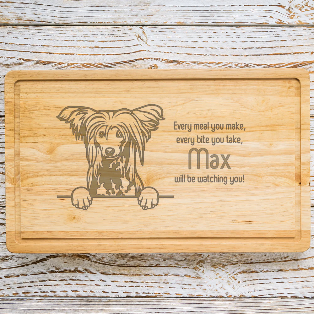Personalised Chopping Board - Dog Breed & Name - Image 24