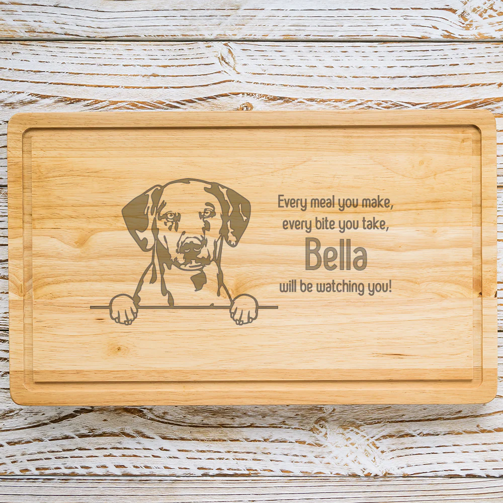 Personalised Chopping Board - Dog Breed & Name - Image 29