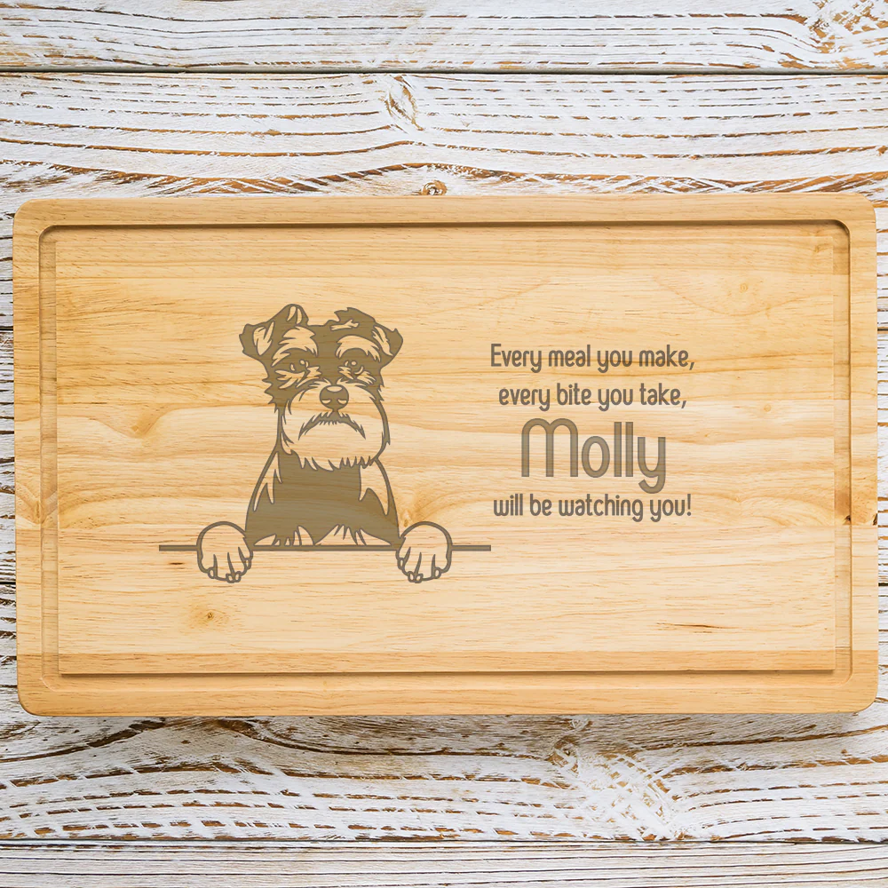 Personalised Chopping Board - Dog Breed & Name - Image 61
